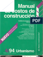 Manual de Costos de Construcción