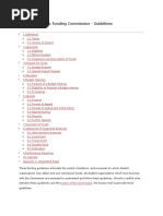 SAFC Funding Guidelines