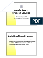 Introduction To Financial Services Marketing