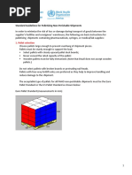 Standard Guidelines Palletizing