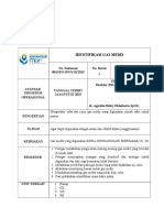 Sop Identifikasi Gas Medis