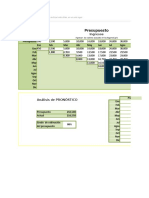 Presupuesto Cascada en Excel