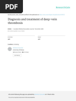 Diagnosis and Treatment DVT