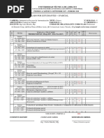 Matriz Seguimiento Silabo CONTROL de CALIDAD 2017-2018