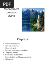 Management Comparat Elveția