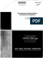 Thermodynamic Representations Ammonia and Lsobutane: OR N L/T M - 5847