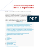 Casación Contenido de La Antijuricidad Como Elemento de La Responsabilidad Civil