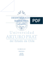 Informe de Desintegracion Radiactiva