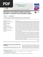 Estimation of Electrolytic Hydrogen Production Potential in Venezuela From Renewable Energies