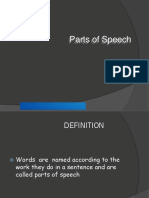 Parts of Speech