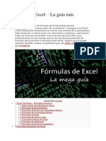 Fórmulas Excel