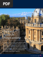 Oxford Fintech Programme Prospectus