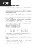 Exercicios Resolvidos Memoria 1