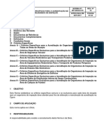 Critérios Específicos para A Acreditação de Organismos de Inspeção.