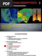 Seismic Interpretation Genap 2013-2014 TG