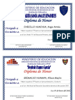 DIPLOMAS de 1° A 5°