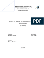 Enfoque Teórico Del Diseño Instruccional y Su Relación Con Las Teorías de Aprendizaje