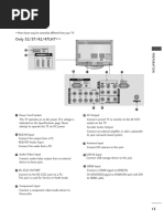 LG 32LH70YR Manual Backside Connectors