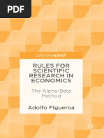 Rules For Scientific Research in Economics The Alpha Beta Method