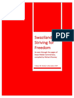 Swaziland Striving For Freedom Vol 28 October To December 2017