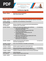 2018 Advocacy Days Agenda