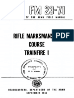 FM 23-71-Rifle Marksmanship Course Trainfire I (1957)