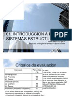 Tema 01. Introduccion A Los Sistemas Estructurales