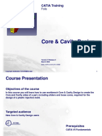 Core & Cavity Design: CATIA Training