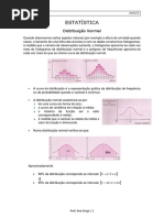 MACS - Estatística - Distribuição Normal