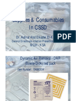 Supplies & Consumables in CSSD 