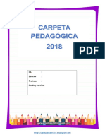 Carpeta Pedagógica 2018 en PDF