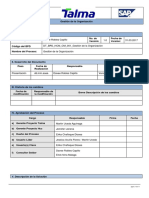 DT BPD HCM OM 001 Gestión de La Organización