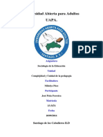 Tarea 2 - Complejidad y Unidad de La Pedagogía