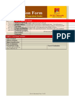 IICSE University Application Form