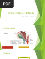 Colecistitis y Colelitiasis