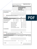 Manpower Planning Form