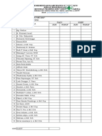 Daftar Hadir Harian Baru