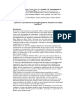 Aproximaciones Al Pensamiento Politico de Immanuel Kant Miguel Angel Rossi