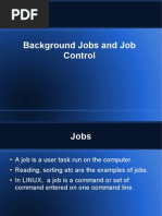 Background Jobs and Job Control