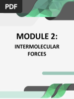 Intermolecular Forces