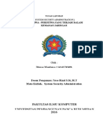 Tugas Laporan (System Security Administration) : "PERISTIWA - PERISTIWA YANG TERJADI DALAM KEMANAN JARINGAN"