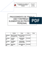 Proc-Uso y Entrega de Epp