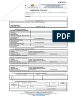 Curriculum Vitae Anexo II 2018