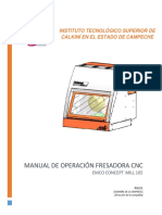 Avance Manual de CNC Emco Mill 105