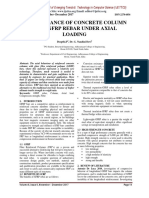 Performance of Concrete Column With GFRP Rebar Under Axial Loading