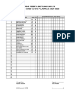 Absensi Ekskul 2017-2018