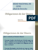 Obligaciones de Dar Dinero 2016