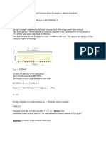 Problem:: Loading Per Metre Width of Deck (Unit Strip)