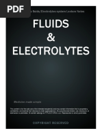 Fluids Electrolytes Notes