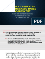 Product Oriented Performance Based Oriented